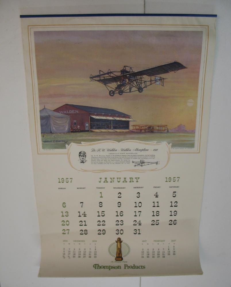 Airplane Calendar