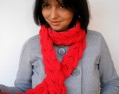 Braid Love Scarf Soft Woman Acrilyc  Double Face  Scarf NEW