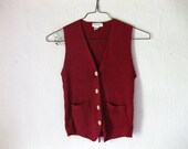 J Crew Linen Vintage Button Down Vest Small