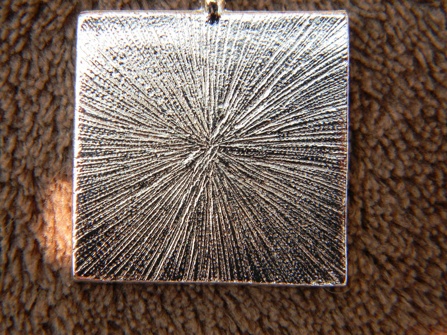 Purple Patunia Sterling Silver Plated Necklace