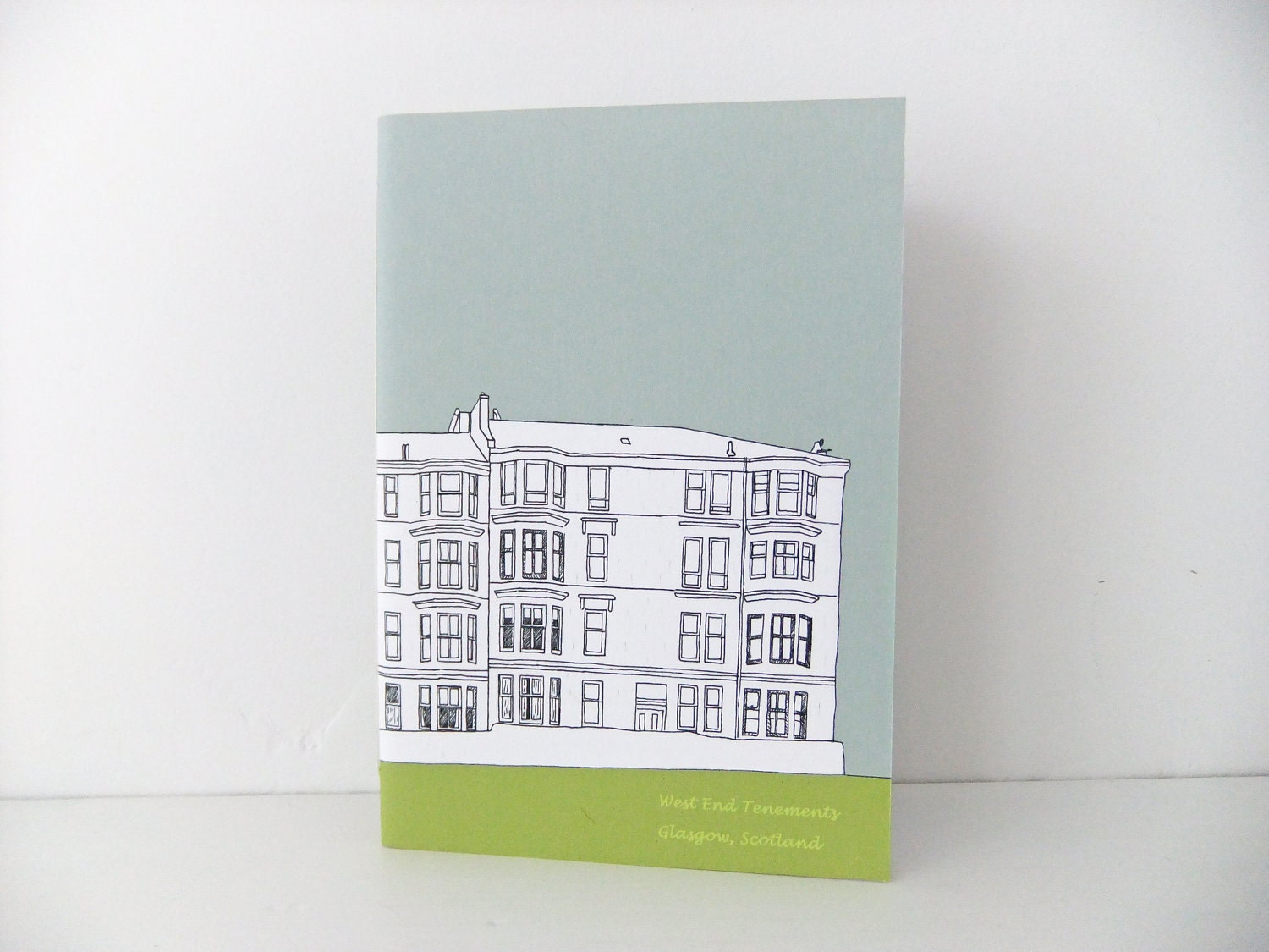 Glasgow journal - handmade journal - Gifts for  Men
