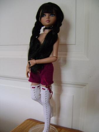 ABC Knitting Patterns - American Girl Doll Lace Skirt.
