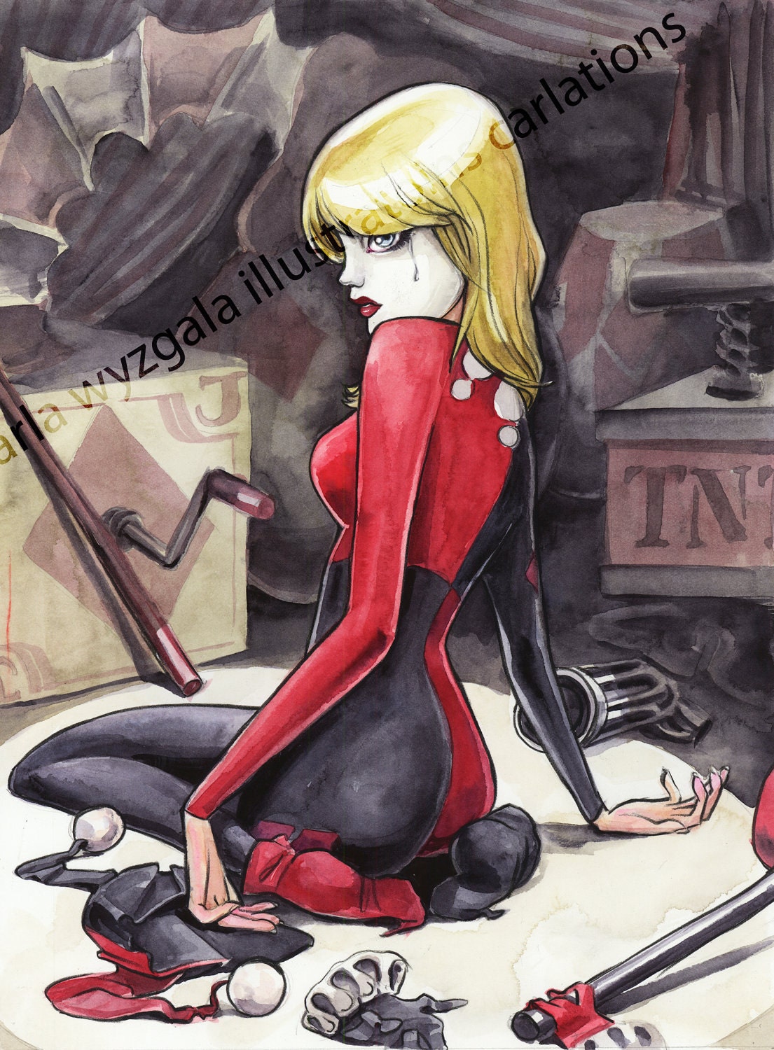 JOKER'S harley quinn poster