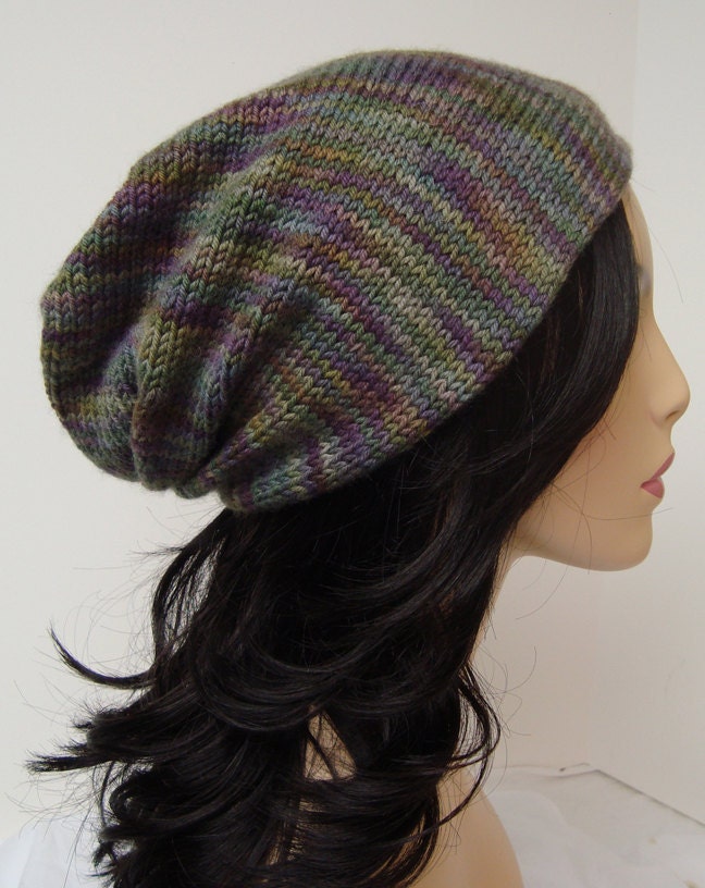 Unique Hand Knit Bandana Hat