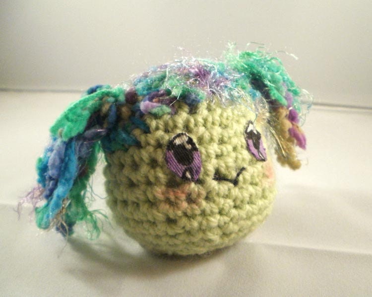 Amigurumi Kawaii Plush Girl Doll Pocket Anime Manga Style Toy Under The Sea