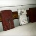 Upcycled Vintage Mailboxes, on Reclaimed Wood, Hanging Storage Bins