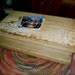 Distressed Coffee Table - Repurposed Vintage Antiqued Cream Wooden Chest - SALE
