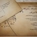 Meaghan Collection - Dandelion Wish Vintage Wedding Invitation Suite - by anista designs