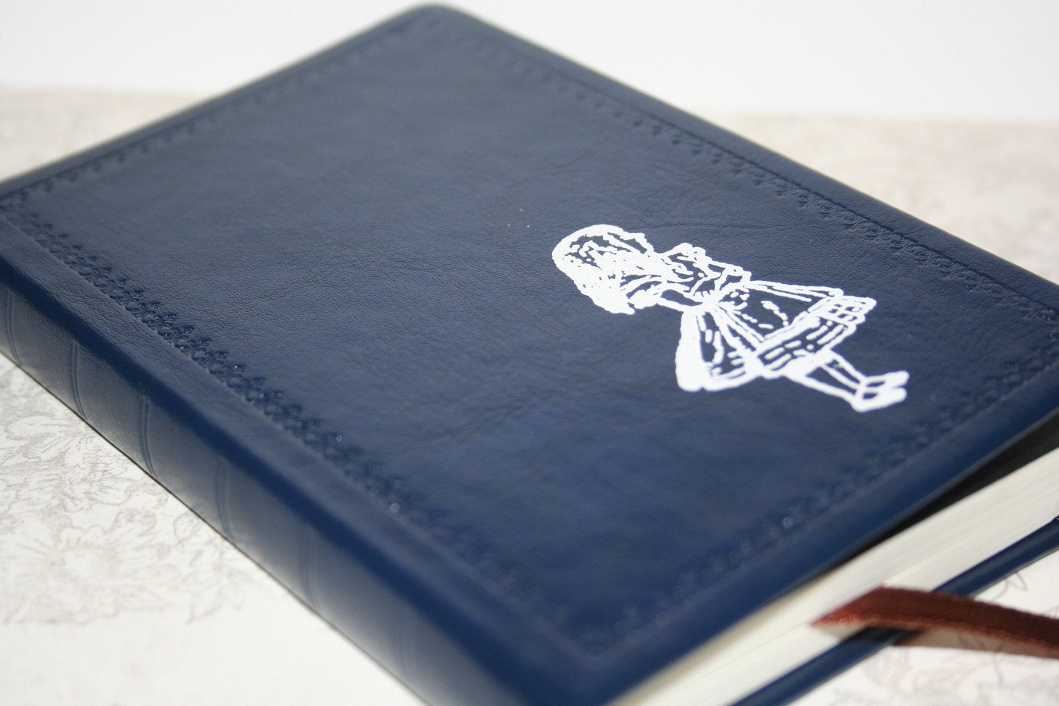Alice From Alice in Wonderland Altered Journal/Notebook/Diary - Blue Leather Appearance