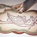 Special Delivery Stork Tags Wish Tree/Gift/Treat tags - set of 5 -vintage appearance