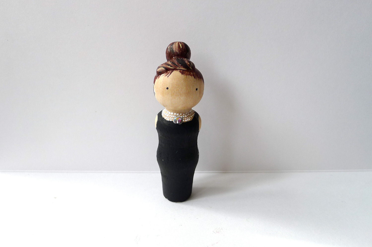 Wooden Peg Doll Breakfast at Tiffany's