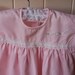 vintage embroidered dress, twigs forget me not, size 0/12months/1T