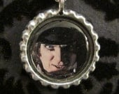 A Clockwork Orange Bottle Cap Necklace or Keychain (ACO 101)