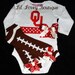 Football Season Is Coming...Team Spirit Long Sleeve Bodysuit With Matching Football Leg Warmers For Baby Girl or Toddler