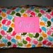 Nap Mat- Monogrammed- Thick & Comfy- Attached Blanket and Pillow Case with Removable Pillow Form for Easy Laundering