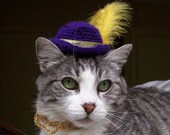 Pimp My Cat, Crochet Hat With Bling