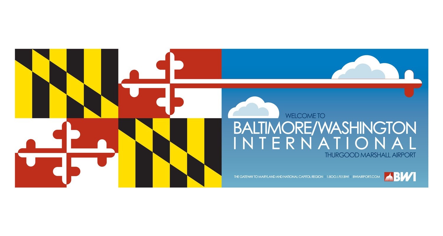 I FLY BWI - Limited edition print