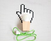 wall lamp/ cursor / bright green