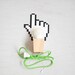 wall lamp/ cursor / bright green
