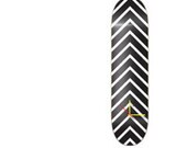 Black and White Arrows Maple Skateboard Clock --READY TO SHIP--