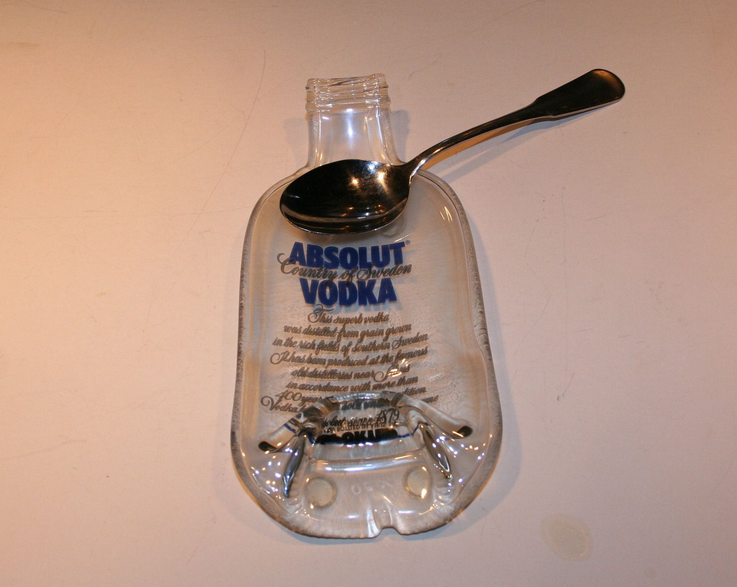 Recycled Absolut Vodka Spoon Rest