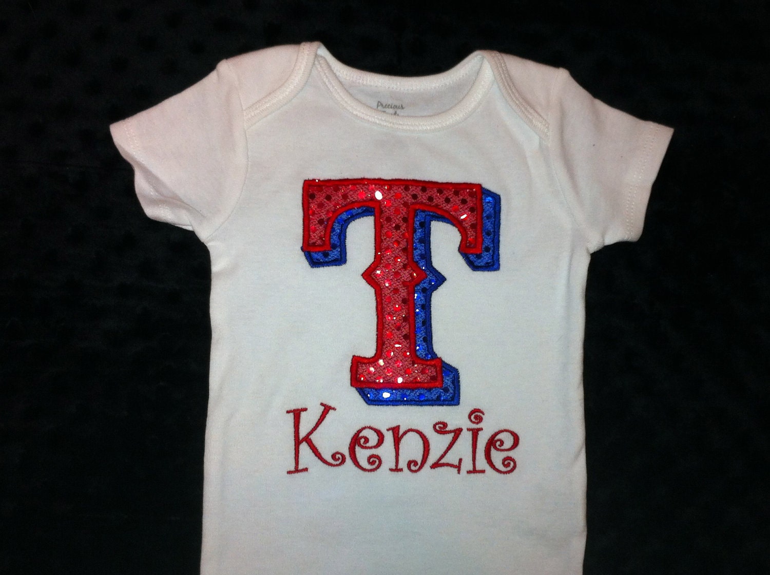 TEXAS RANGERS ONESIE