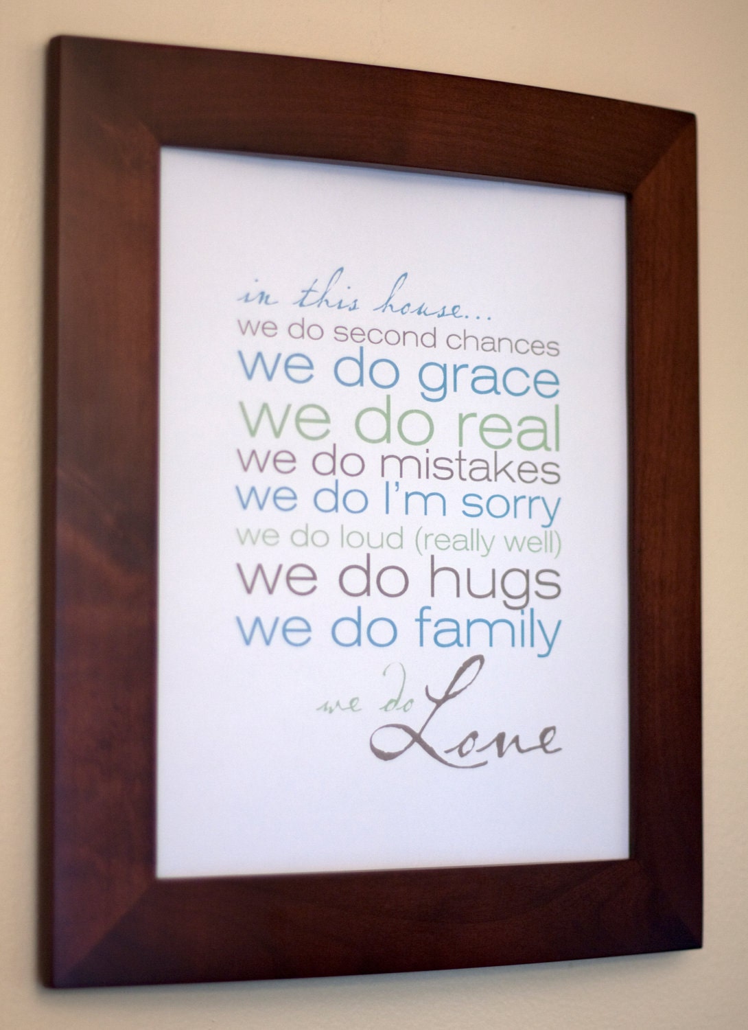 Print Your Own - We Do Love Sign - 2