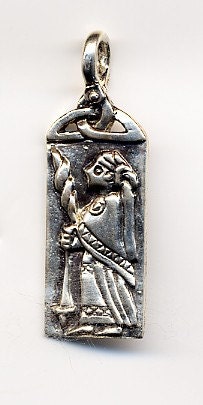 Frigga with Spindle and Distaff