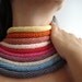 Crochet tube necklace - Going tribal