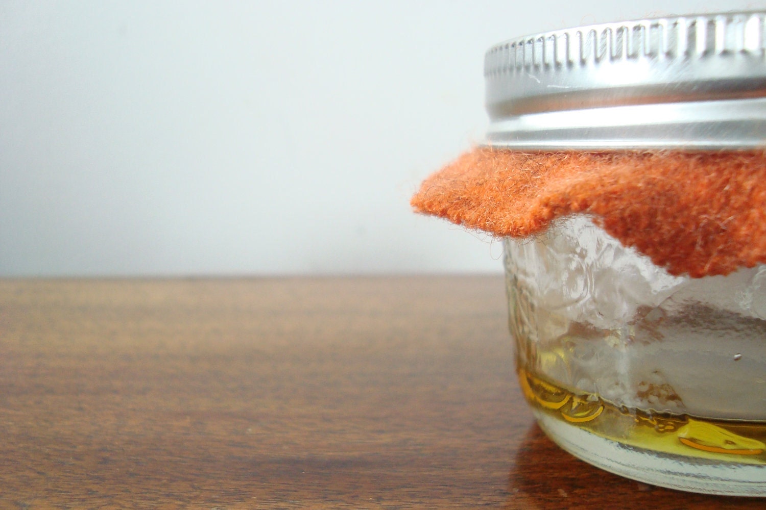 WOOly Care Kit- Lanolin and instructions for your first time (lanolizing) Complete with a small jar for mixing