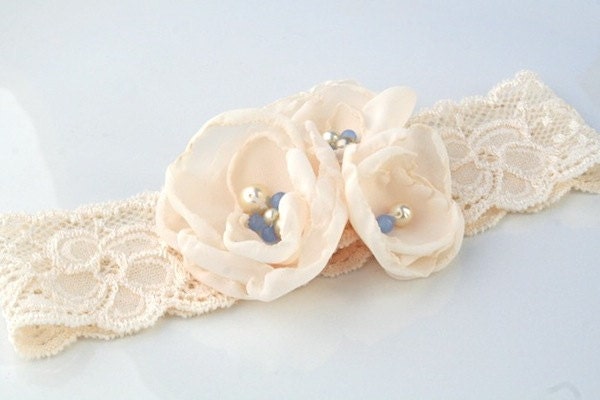 Bridal Garter: Charity in Something Blue