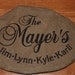 Hand Engraved Rock - Custom Garden Stones
