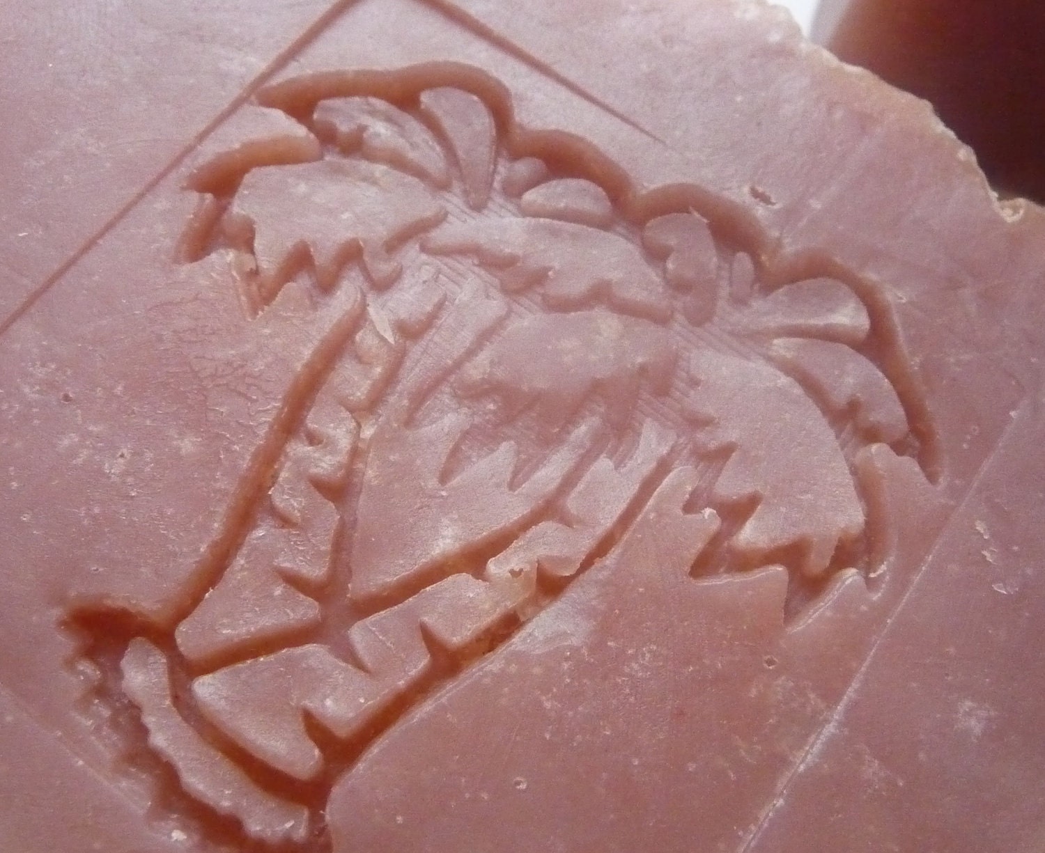Strawberry Margarita Scent Salt Bar Soap, Pink Soap