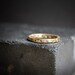 Green Diamond &  Rose Gold Ring