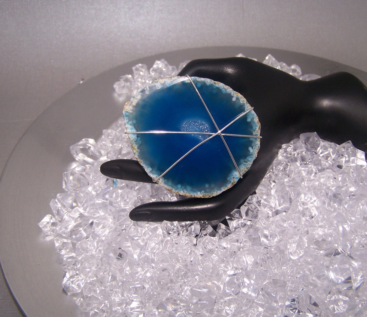 Agate Ring (Blue) - Buried Treasure