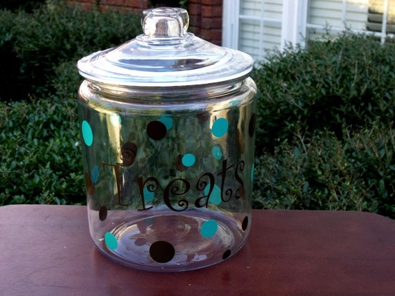 Items similar to Personalized Treat Cookie Jar on Etsy