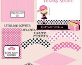 Pink Pirate - Big Party Package - Girl Birthday - PRINTABLE Il_170x135