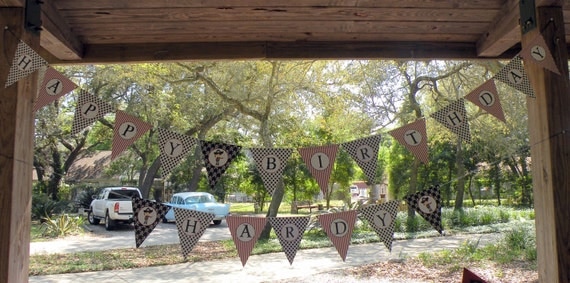 PIRATE PERSONALIZED BANNER Birthday Party - Boy Printable Il_570xn