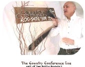 Country Conference line (set of 3)  from our NEW Custom Special Events series of Rustic Signs,Shipping is incl. in the price
