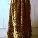 Women's Golden Wheat Velvet long Skirt, Upcycled, Eco friendly