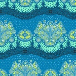 LAST ONE - Amy Butler, Lark, Nanna Chic in Cloud - 1-2/5 Yard