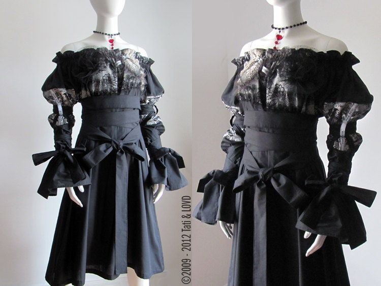 Black Steampunk Dress