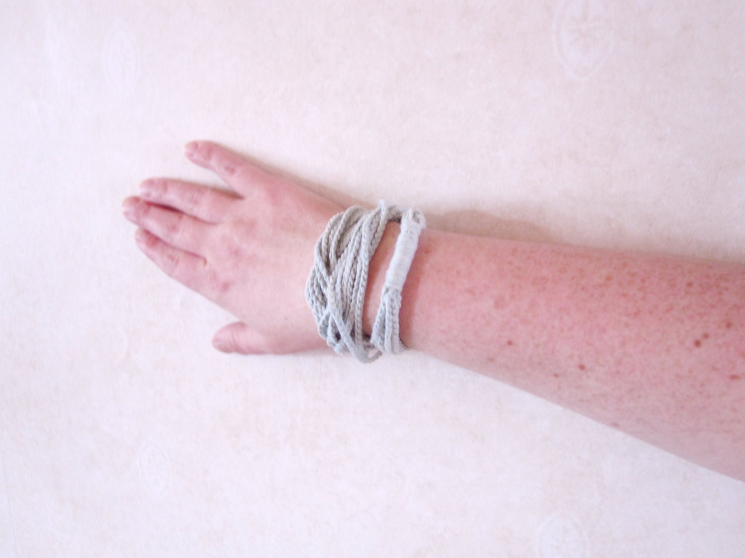 Bracelet Mint Green Organic Cotton Versatile Necklace Headband Trends freeshippingfrance team trade on