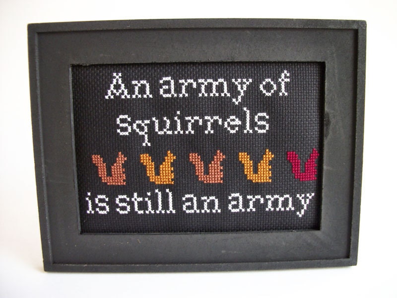 Funny squirrel quote from Magic the Gathering