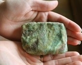 Orangey-Torngy Felted soap