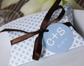 Printable Mini Pillow Box with Coordinating Tag- Cailin Collection