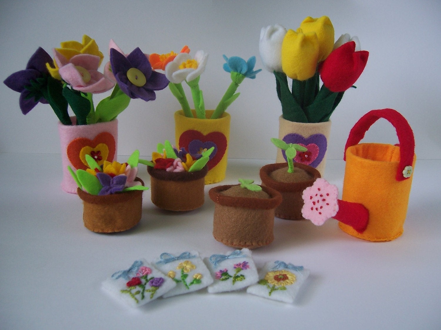 felt flower garden  -no.16- PDF pattern