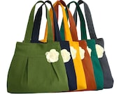 Express Shipping & 15% off - Bridesmaid totes - Bridesmaid gift set of 7 - Hemp or Canvas Tote Bag Handbag