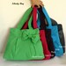 SALE 10% Green Canvas Bag / Tote / Handbag / Shoulder Bag / Bow Purse / Weddings gift