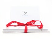 Twitter Christmas cards - christian, religious, simple - Set of 8